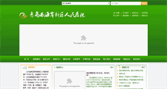 Desktop Screenshot of jiaonanhospital.com
